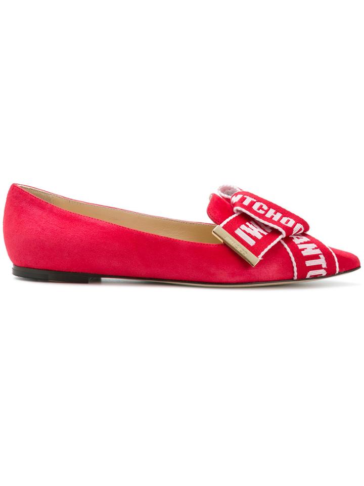 Jimmy Choo Gleam Flats - Red