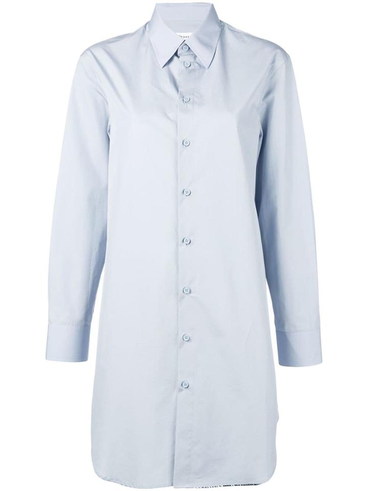 Maison Margiela Foil Front Shirt - Blue