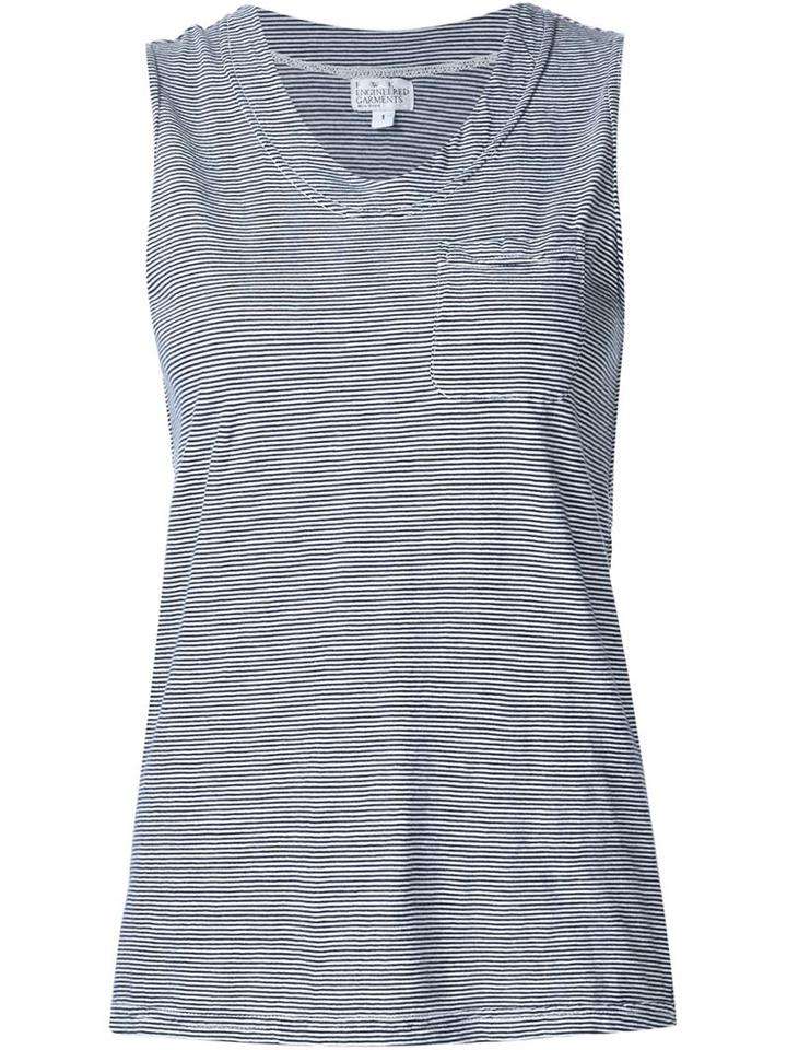 Engineered Garments Fine Stripe Tank Top