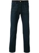 Lanvin Straight-leg Jeans, Men's, Size: 29, Blue, Cotton/calf Leather/polyester