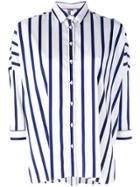 Fay Lightweight Striped Shirt - White