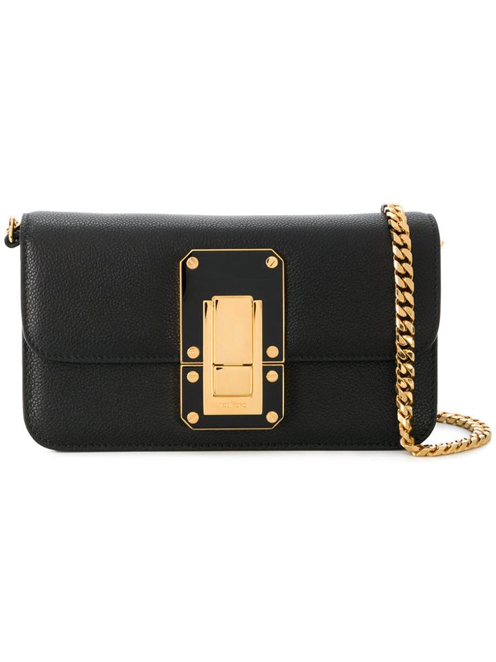 Tom Ford Oversized Lock Crossbody Bag - Black