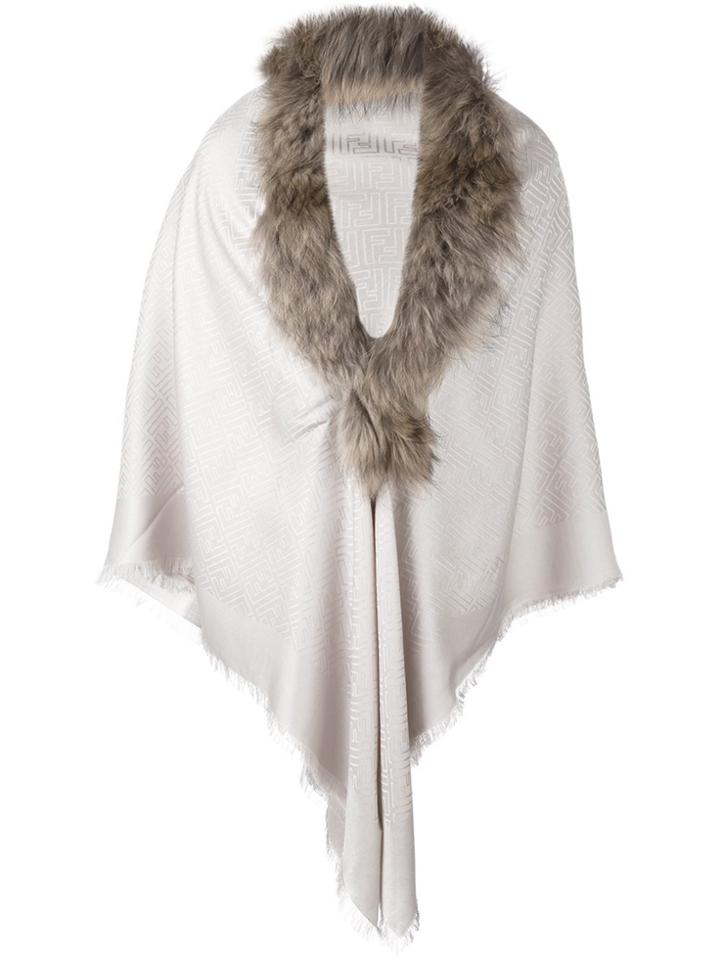 Fendi 'signature' Shawl - Grey
