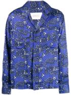 Low Brand Paisley Print Shirt - Blue