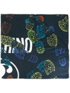Moschino - Boot Print Scarf - Men - Modal/cashmere - One Size, Black, Modal/cashmere