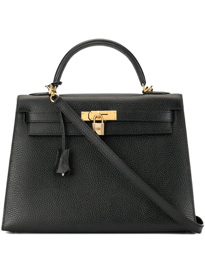 Hermès Vintage Kelly 32 2way Hand Bag - Black