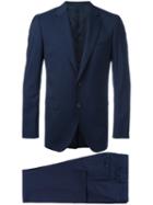 Lanvin Attitude Two-piece Suit, Men's, Size: 48, Blue, Viscose/wool