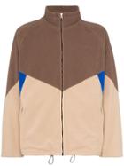 Futur North Fleece Panelled Jacket - Brown