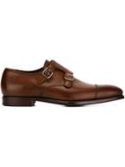 Crockett & Jones Buckled Monk Shoes