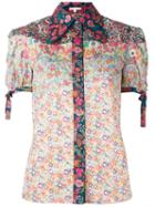 Olympia Le-tan Floral Print Shirt, Women's, Size: 38, Cotton
