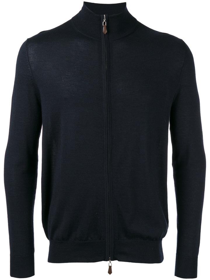N.peal Roll Neck Jacket - Blue