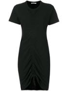 T By Alexander Wang Gathered Front Dress - Black