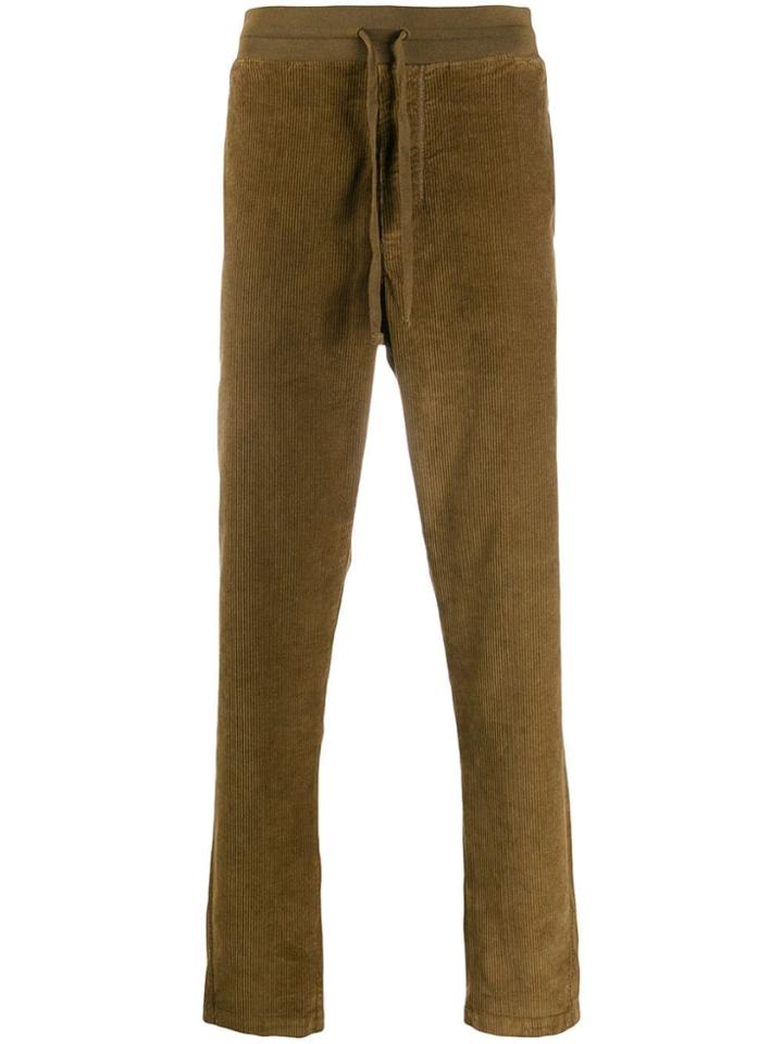 Transit Drawstring Corduroy Trousers - Brown
