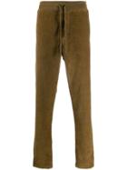 Transit Drawstring Corduroy Trousers - Brown