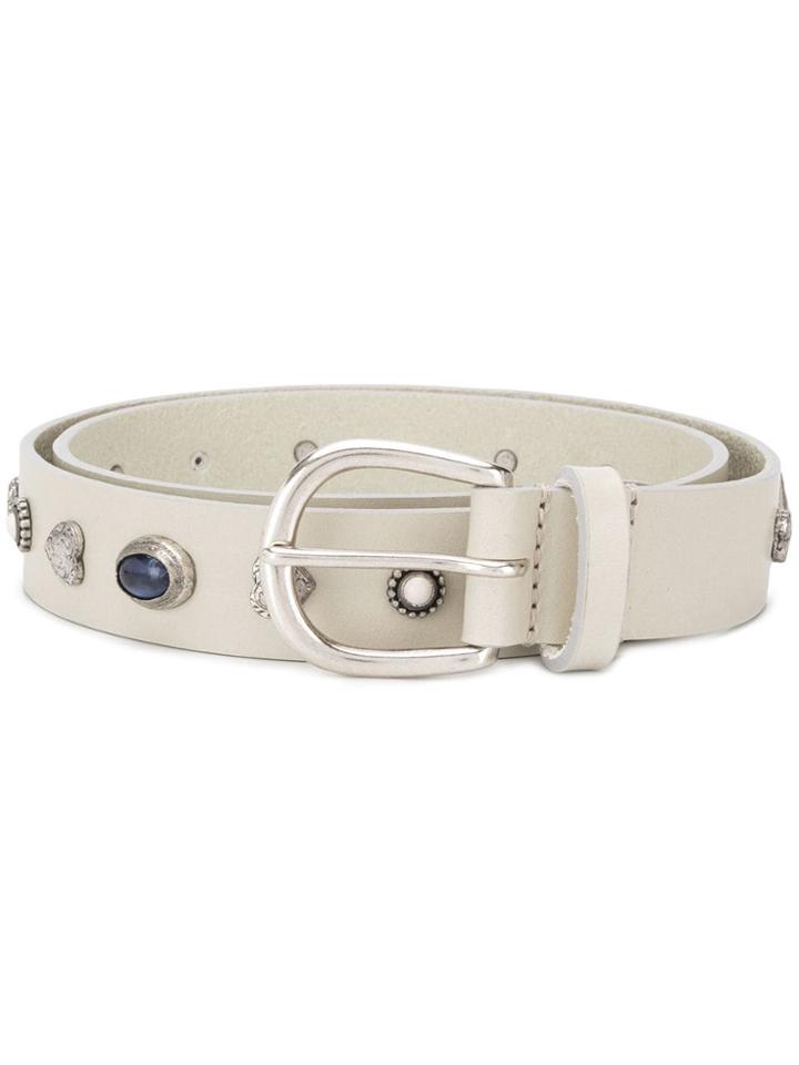 Isabel Marant Luke Belt - White