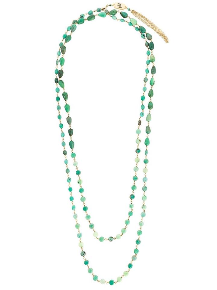 Rosantica Beaded Necklace, Women's, Green