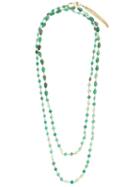 Rosantica Beaded Necklace, Women's, Green