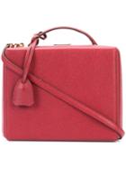 Mark Cross - Mini Trunk Shoulder Bag - Women - Leather - One Size, Women's, Red, Leather