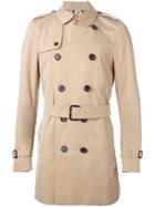 Burberry Kensington Heritage Mid Trenchcoat - Nude & Neutrals