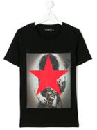 John Richmond Kids Rockstar Print T-shirt - Black