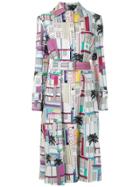 Reinaldo Lourenço Printed Midi Shirt Dress - Multicolour