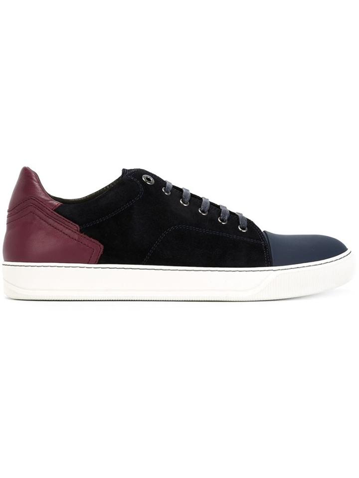 Lanvin Colour Block Sneakers