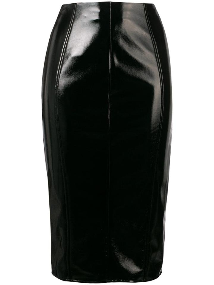 Elisabetta Franchi Zipped Pencil Skirt - Black