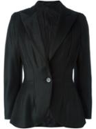Yohji Yamamoto Vintage Fitted Satin Blazer