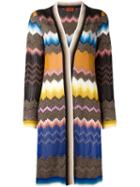 Missoni Abstract Pattern Cardi-coat, Women's, Size: 42, Rayon/wool
