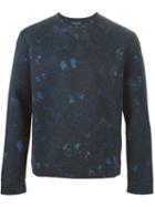 Valentino 'rockstud Camubutterfly' Sweatshirt, Men's, Size: Medium, Blue, Cotton/modal