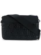Fendi Front Logo Shoulder Bag - Black