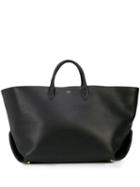 Khaite The Large Envelope Pleat Tote Bag - Black
