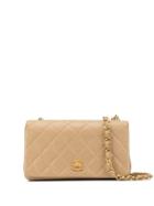 Chanel Pre-owned 1990 Quilted Cc Shoulder Bag - Neutrals