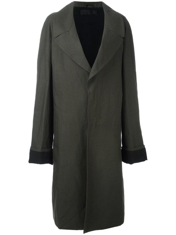 Haider Ackermann Stitching Detail Coat - Green
