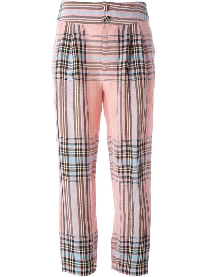 Philosophy Di Lorenzo Serafini Checked Cropped Trousers