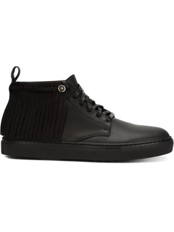 Valas Fringe Sneakers - Black