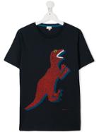 Paul Smith Junior Teen Dinosaur Print T-shirt - Blue