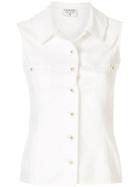 Chanel Pre-owned Cc Button Shirt - White