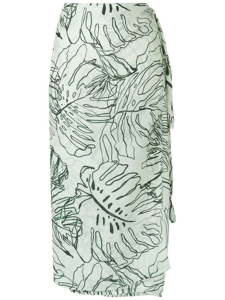 Brigitte Printed Skirt - Green