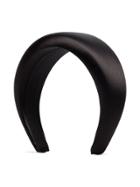 Prada Logo Patch Headband - Black