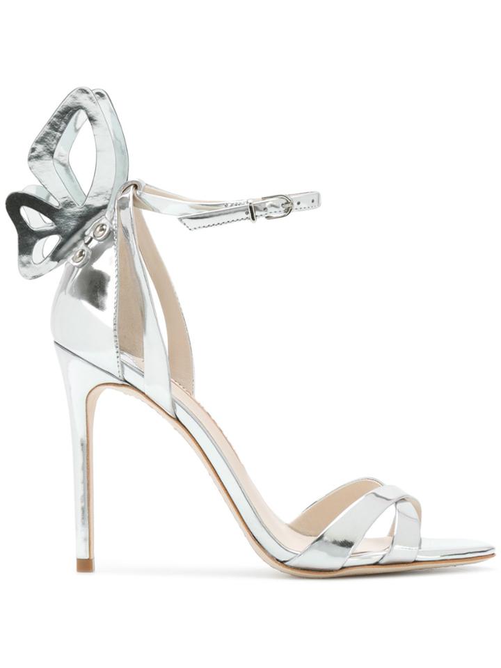 Sophia Webster Butterfly Detail Sandals - Metallic