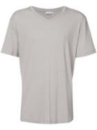 Onia - Joey V-neck T-shirt - Men - Cotton/spandex/elastane - L, Nude/neutrals, Cotton/spandex/elastane