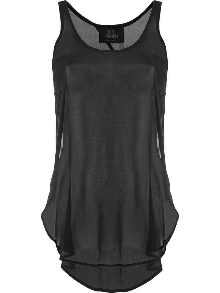 Lost & Found Ria Dunn Slim-fit Tank Top - Black