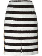 Sonia Rykiel Colour Block Striped Skirt