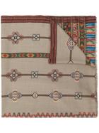 Etro Navajo Detail Scarf - Brown