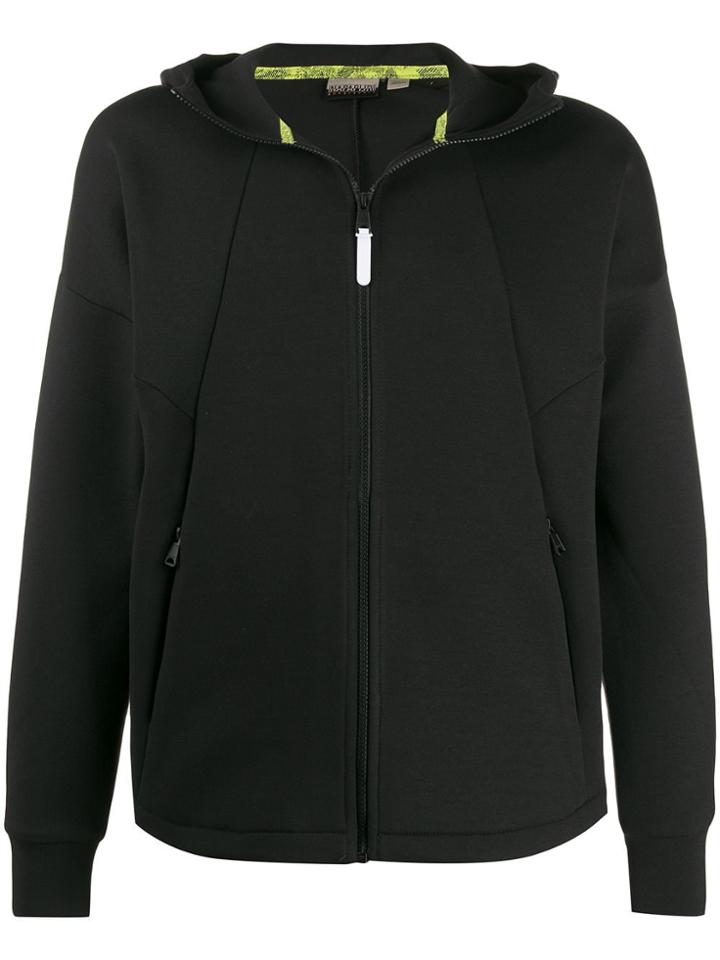 Napapijri Logo Patch Bomber Jacket - Black