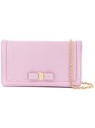 Salvatore Ferragamo Vara Bow Mini Bag - Pink & Purple