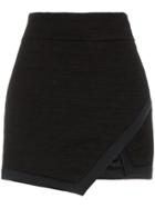 Alexandre Vauthier Wrap Front Mini-skirt - Black