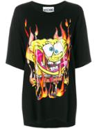 Moschino Spongebob Fire T-shirt - Black