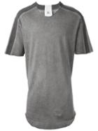 Lost & Found Rooms Shoulder Stripes T-shirt, Men's, Size: Xl, Grey, Cotton